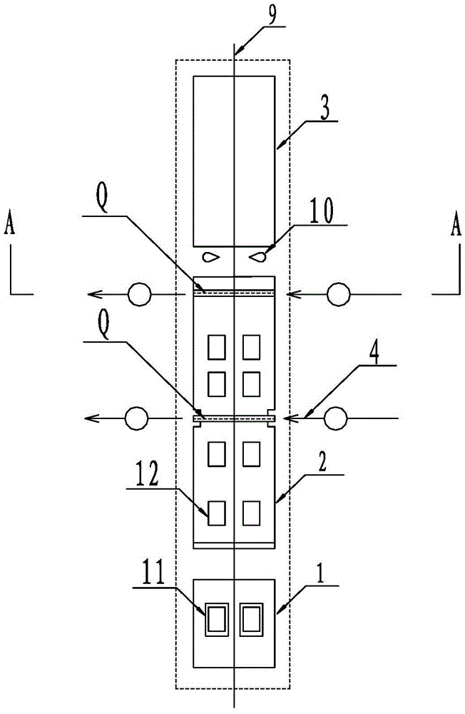 Segmented gas-sealed heat treatment process for hot-dip galvanized strip and its alloying furnace