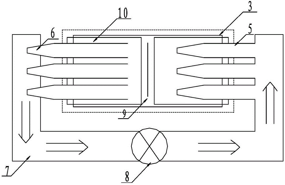 Segmented gas-sealed heat treatment process for hot-dip galvanized strip and its alloying furnace