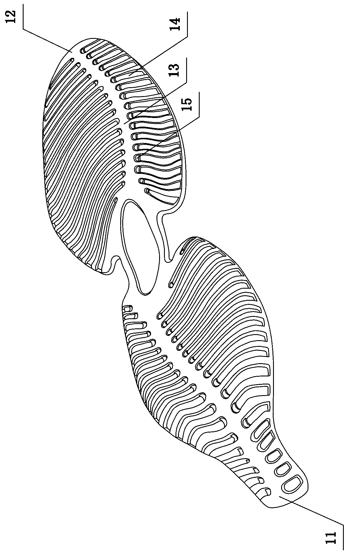 Basketball shoe sole capable of improving supporting effect