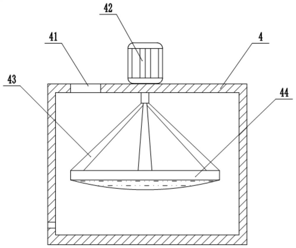 Sewage purification device with dry-wet separation mechanism