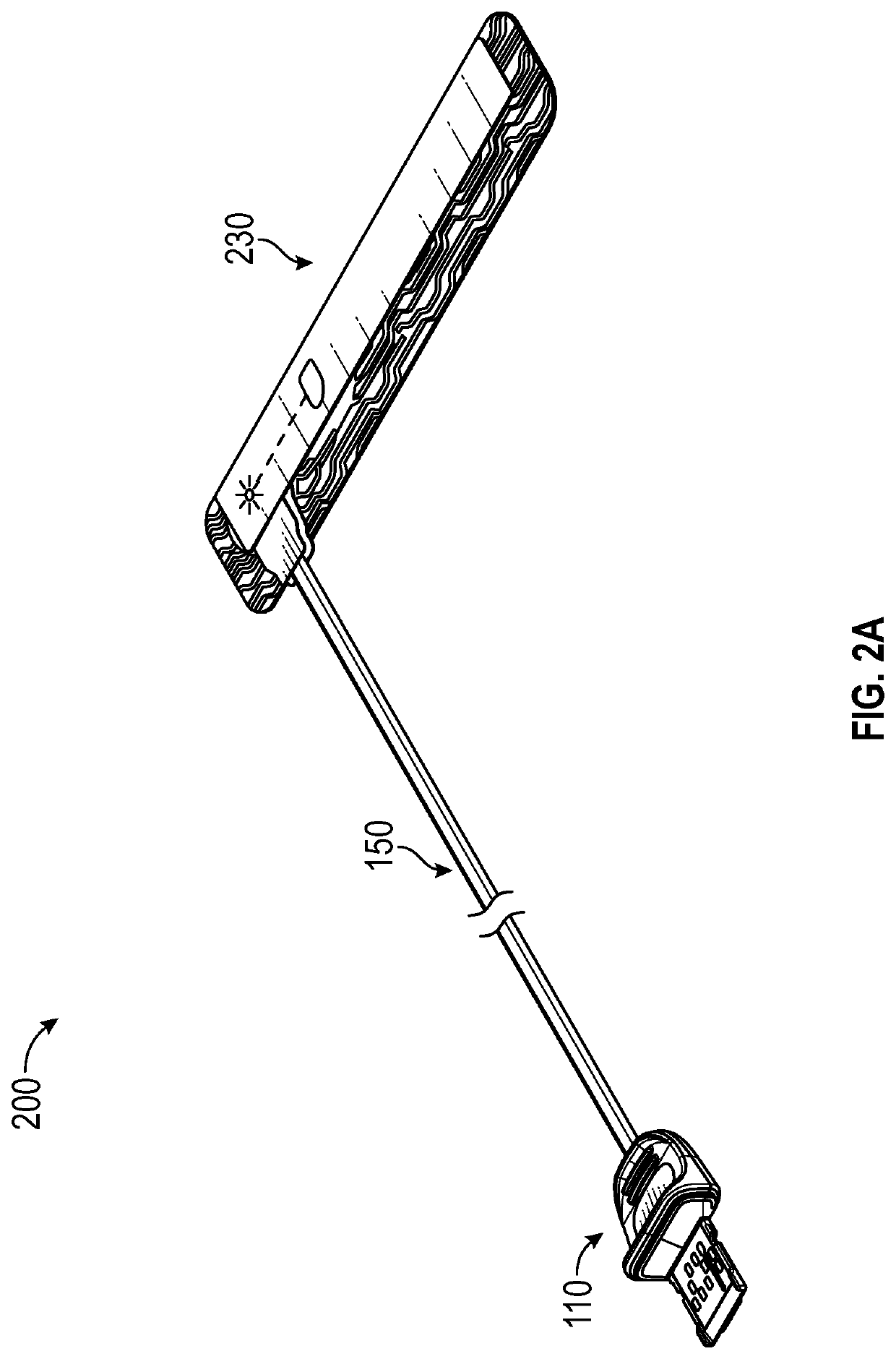 Patient connector assembly with vertical detents