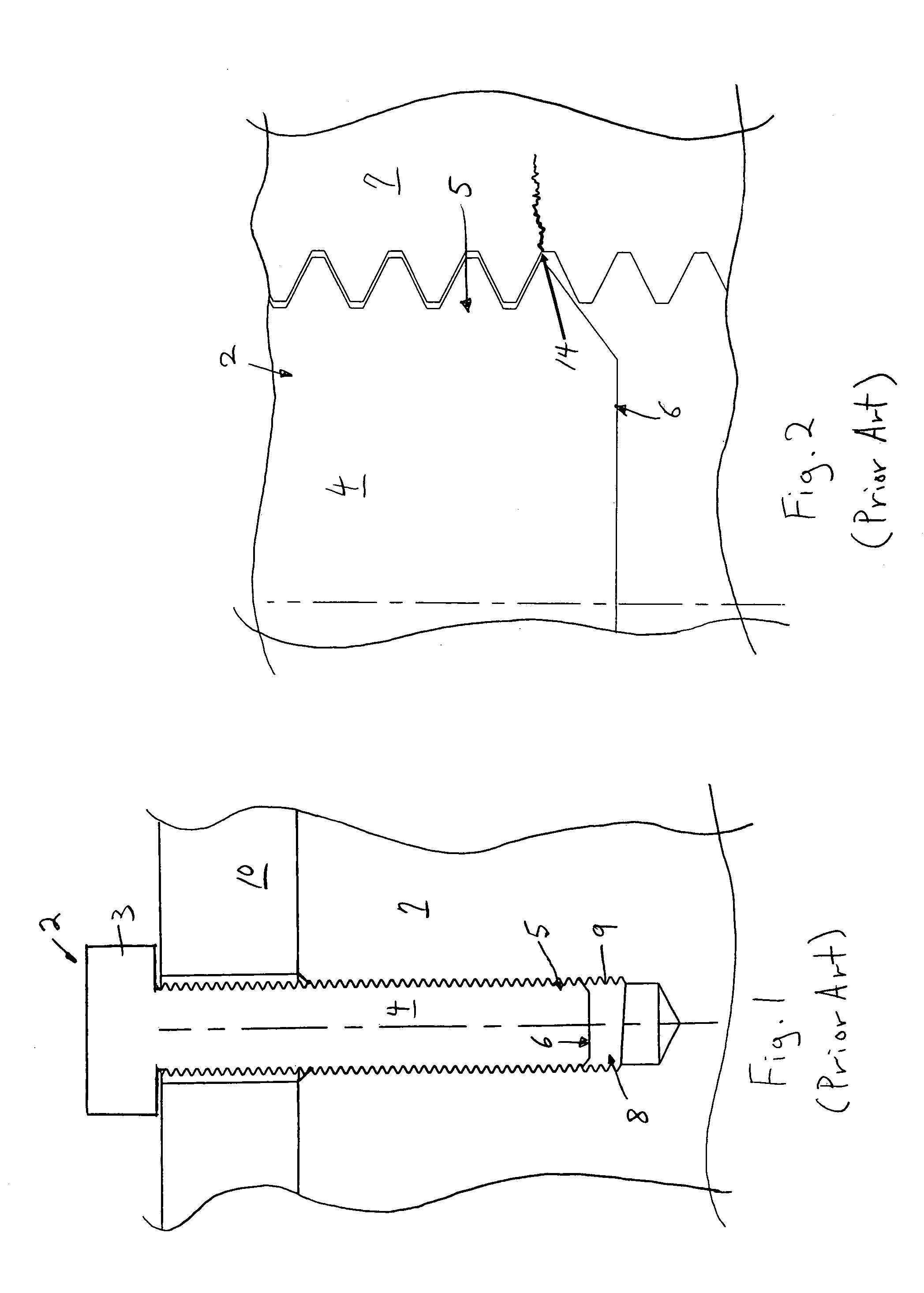 Fastener and method for reducing stress failure in an engine component