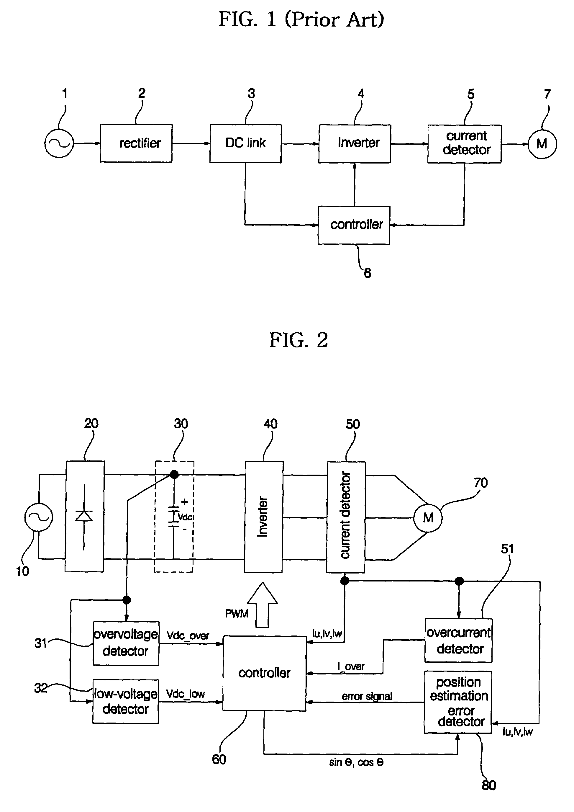 Sensorless motor drive apparatus and method for protecting and controlling the same