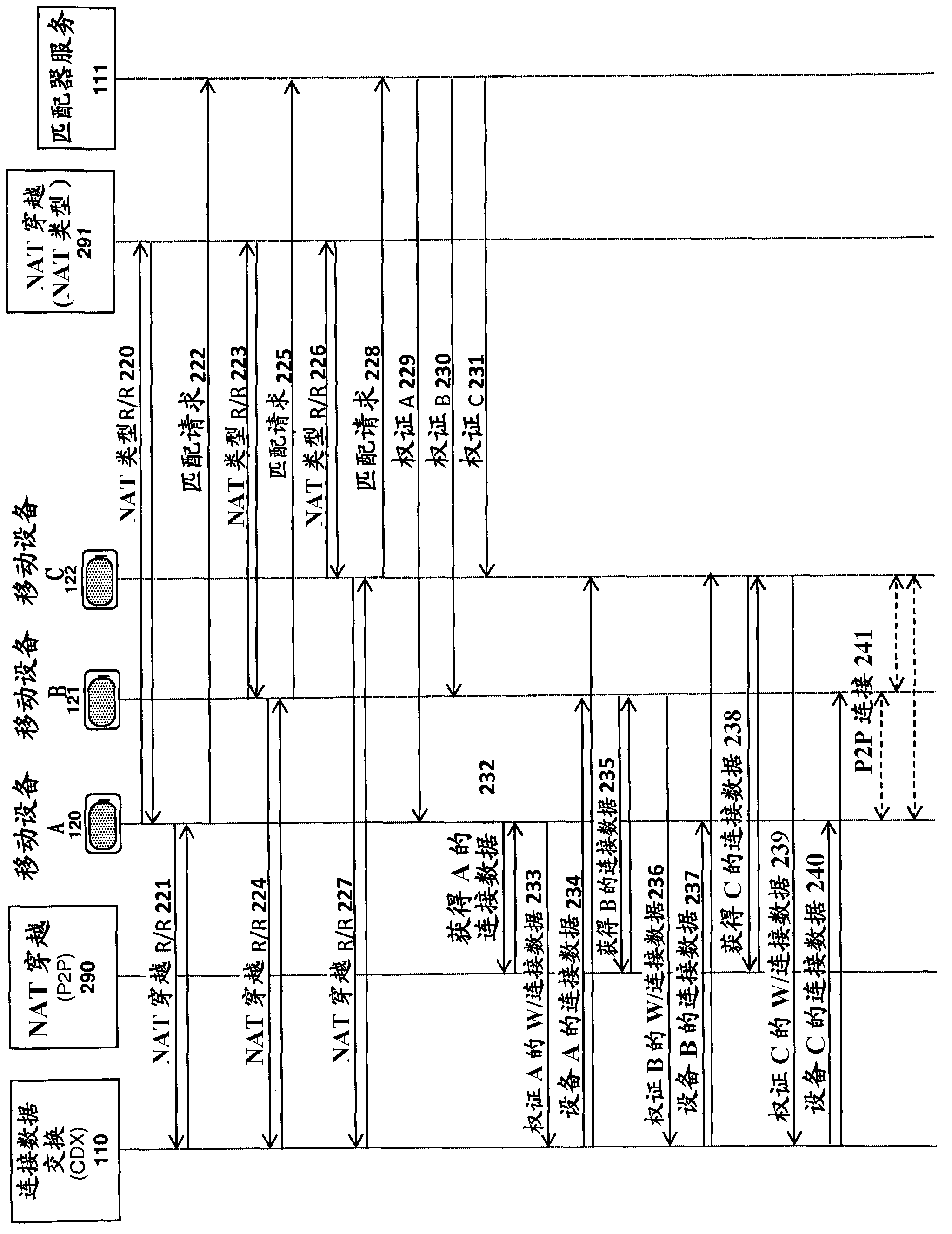 Apparatus and method for managing peer-to-peer connections between different service providers