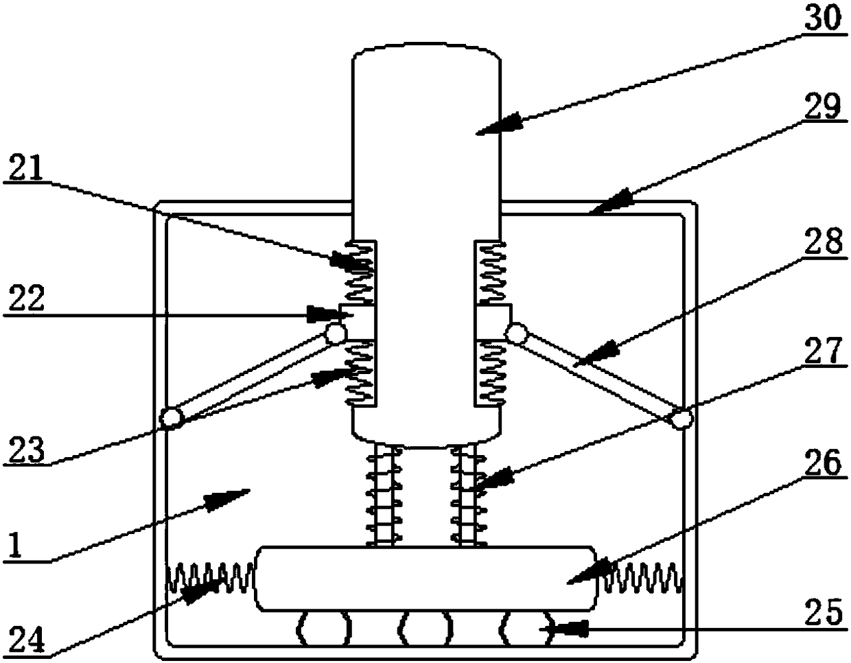 Novel ball valve fixing device