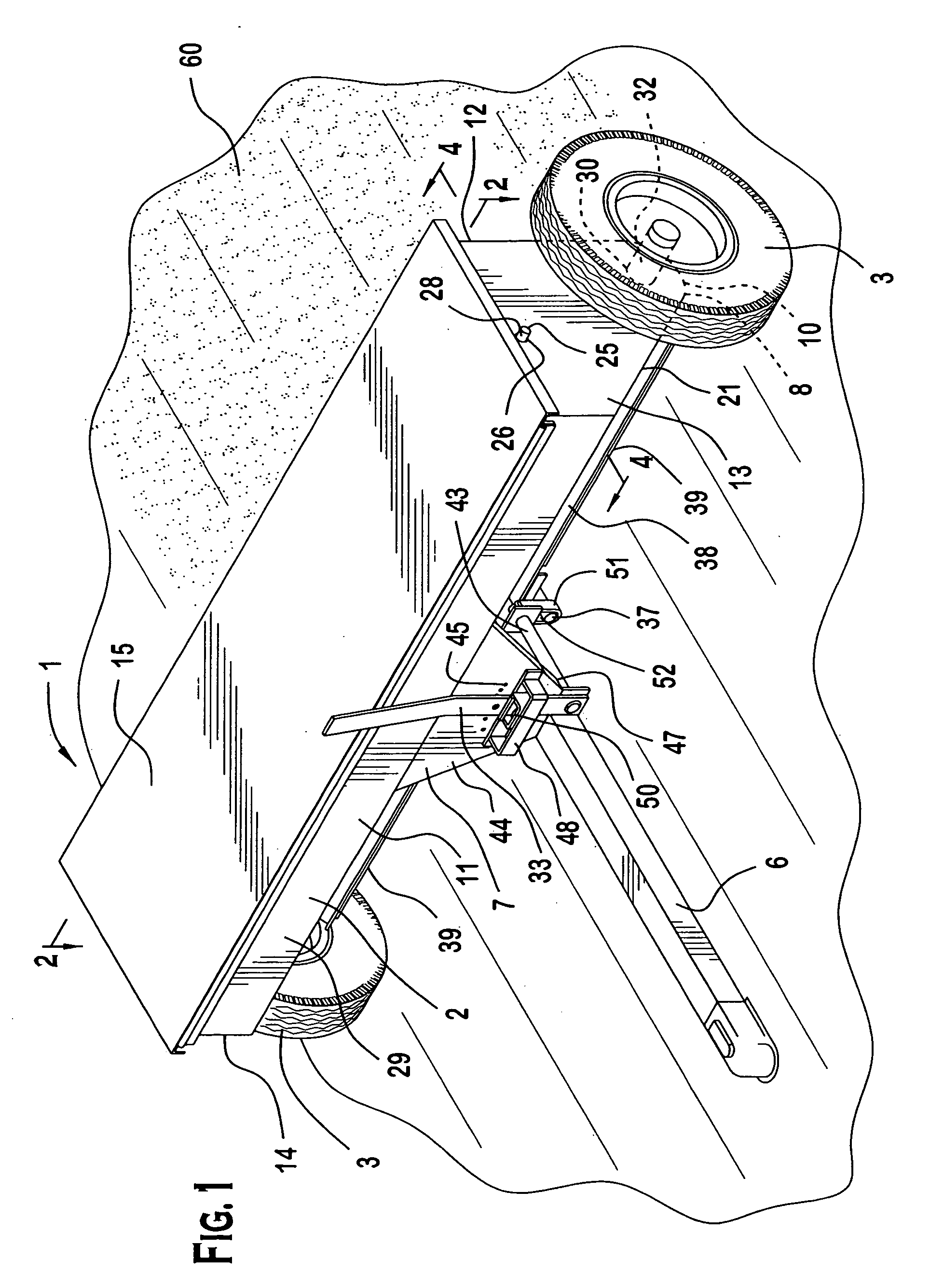 Agricultural spreading device