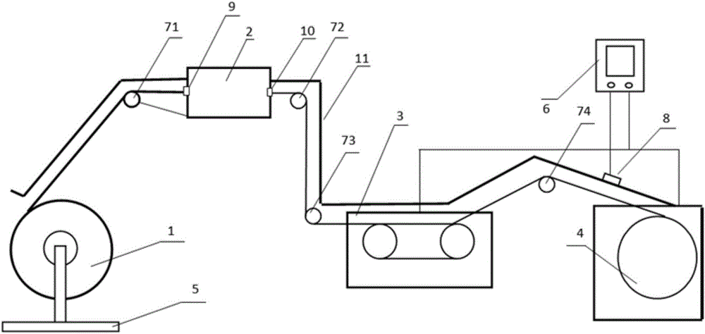 Wire-break braking device and method for aluminum-magnesium alloy wire drawing machine