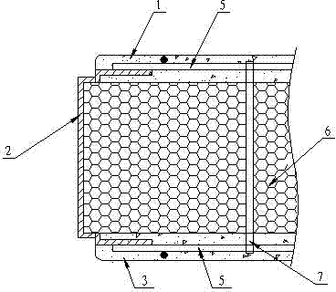 Steel wire core modular heat insulation inner wall