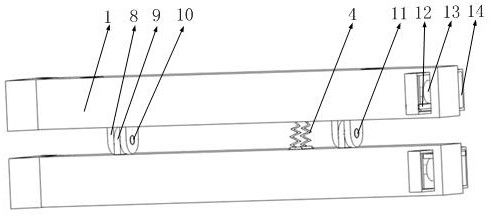 Anti-knock-down safety guardrail for municipal road and bridge engineering