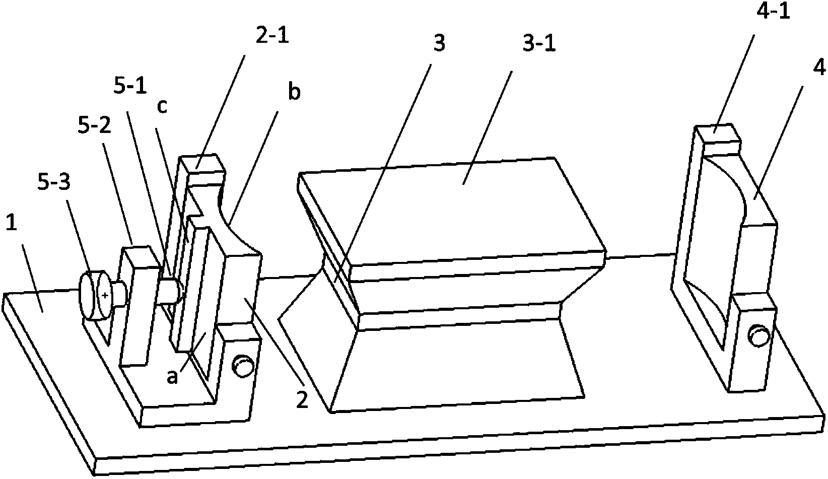 Device for adjusting curvature radius of cylindrical mirror