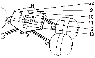 Air detection device capable of flying