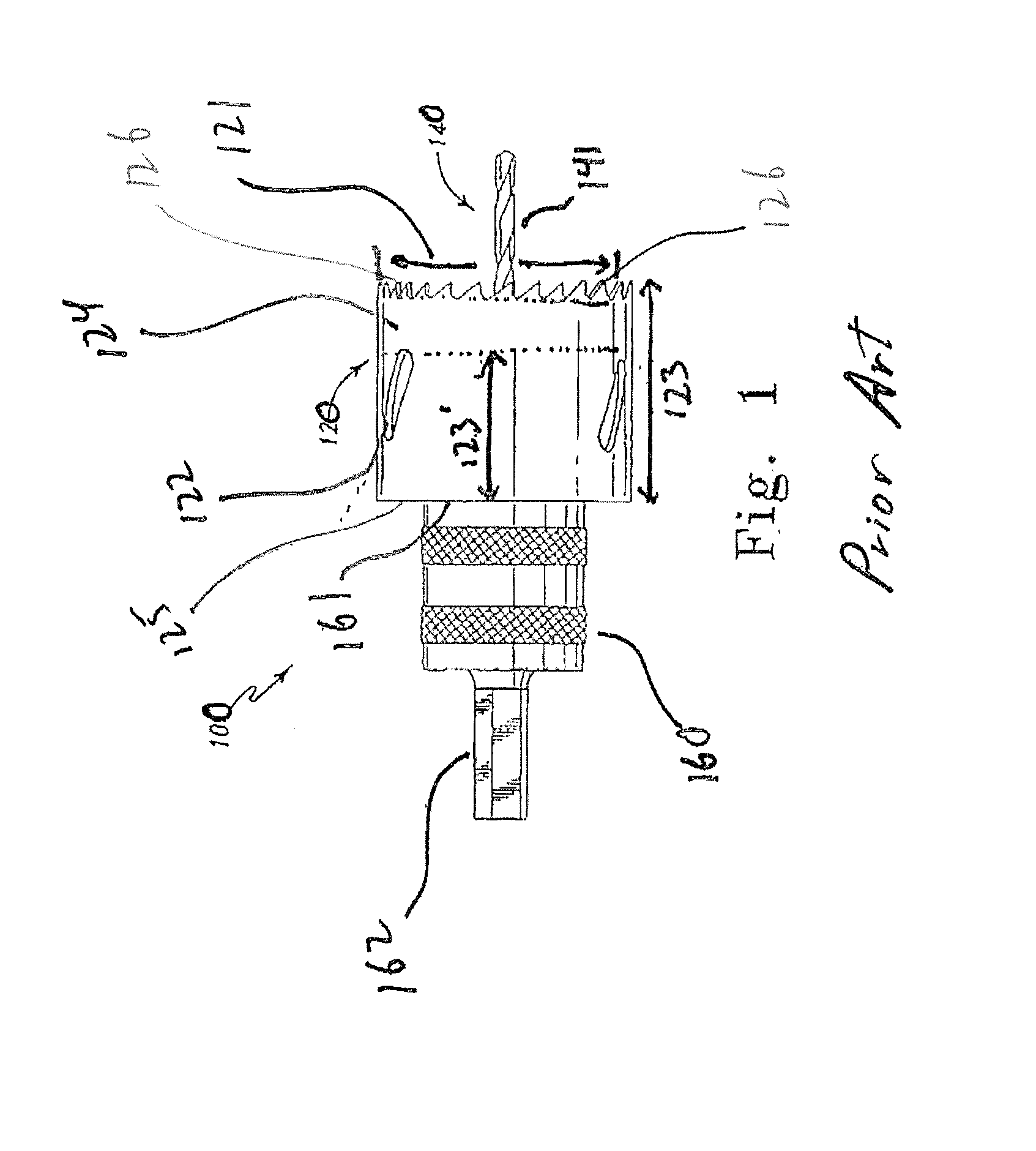 Self-cleaning mandrel assembly and drill bit