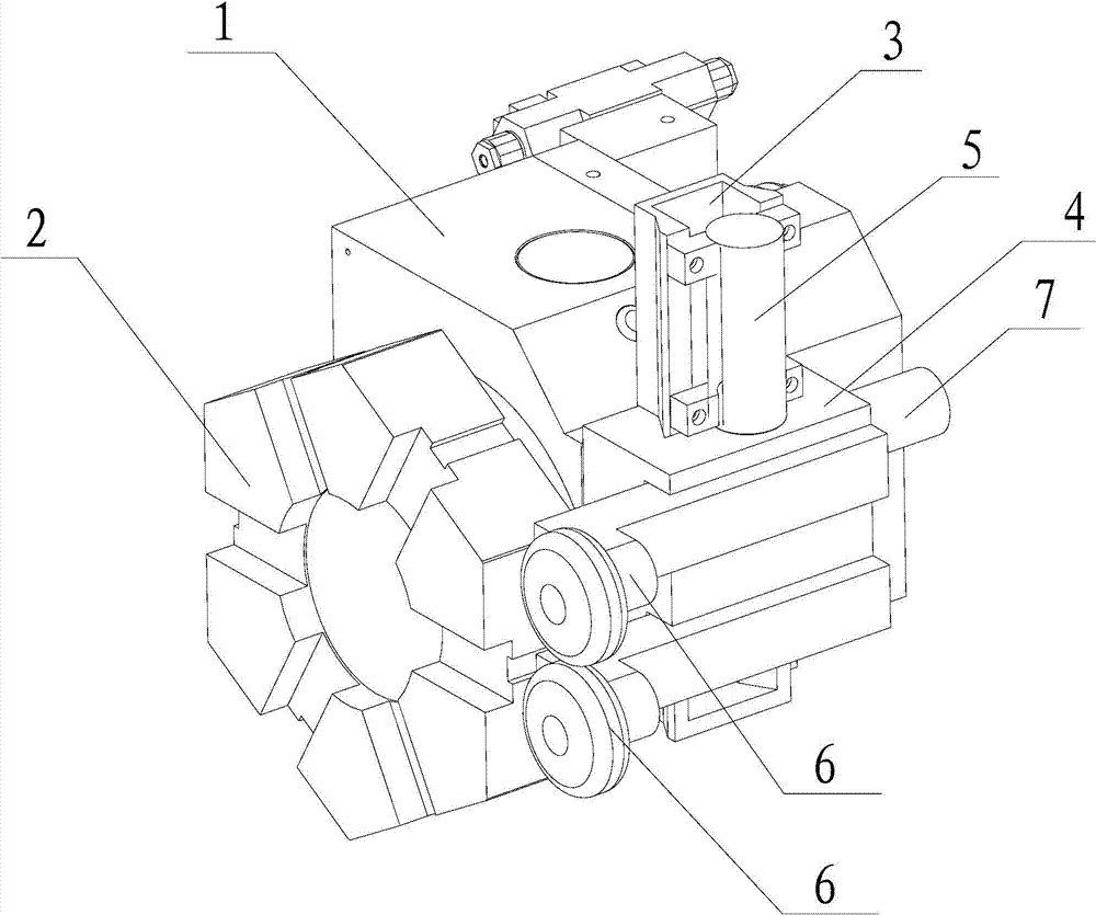 Sliding rail type knife rest