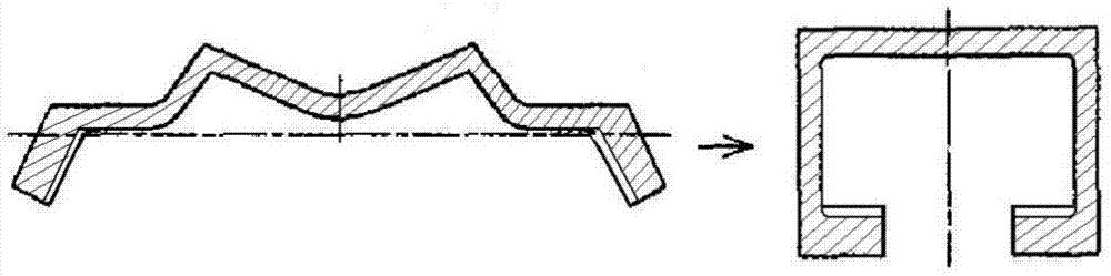 Channel section steel production system and production method thereof