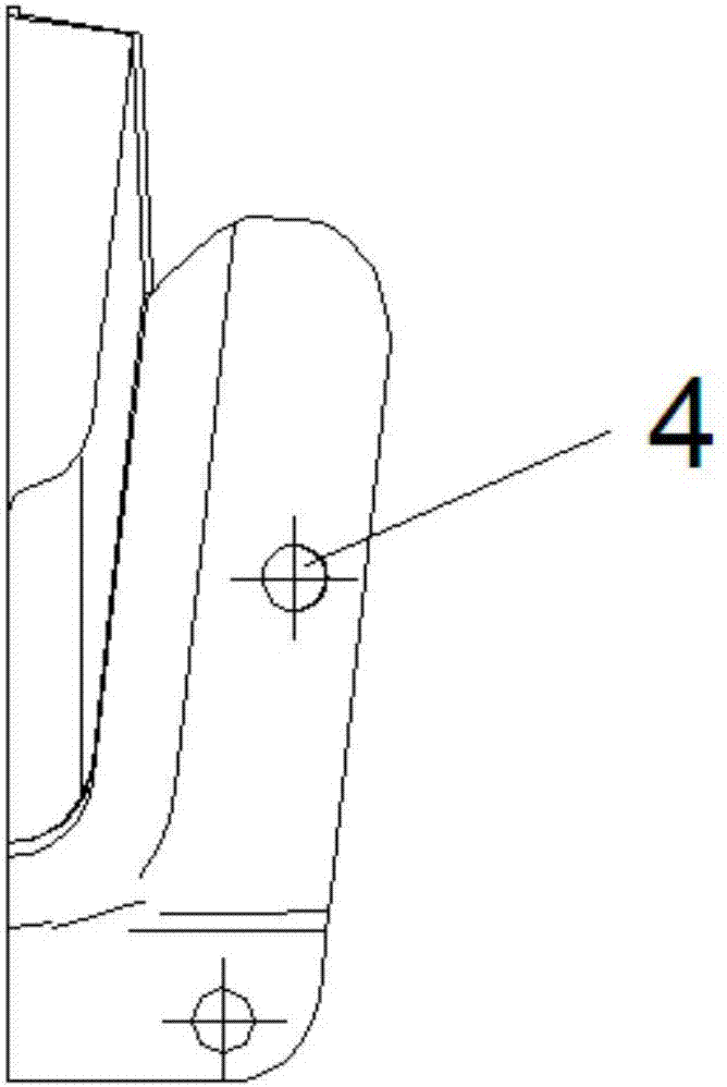 Welding clamp and method for radial stabilizer partition plate