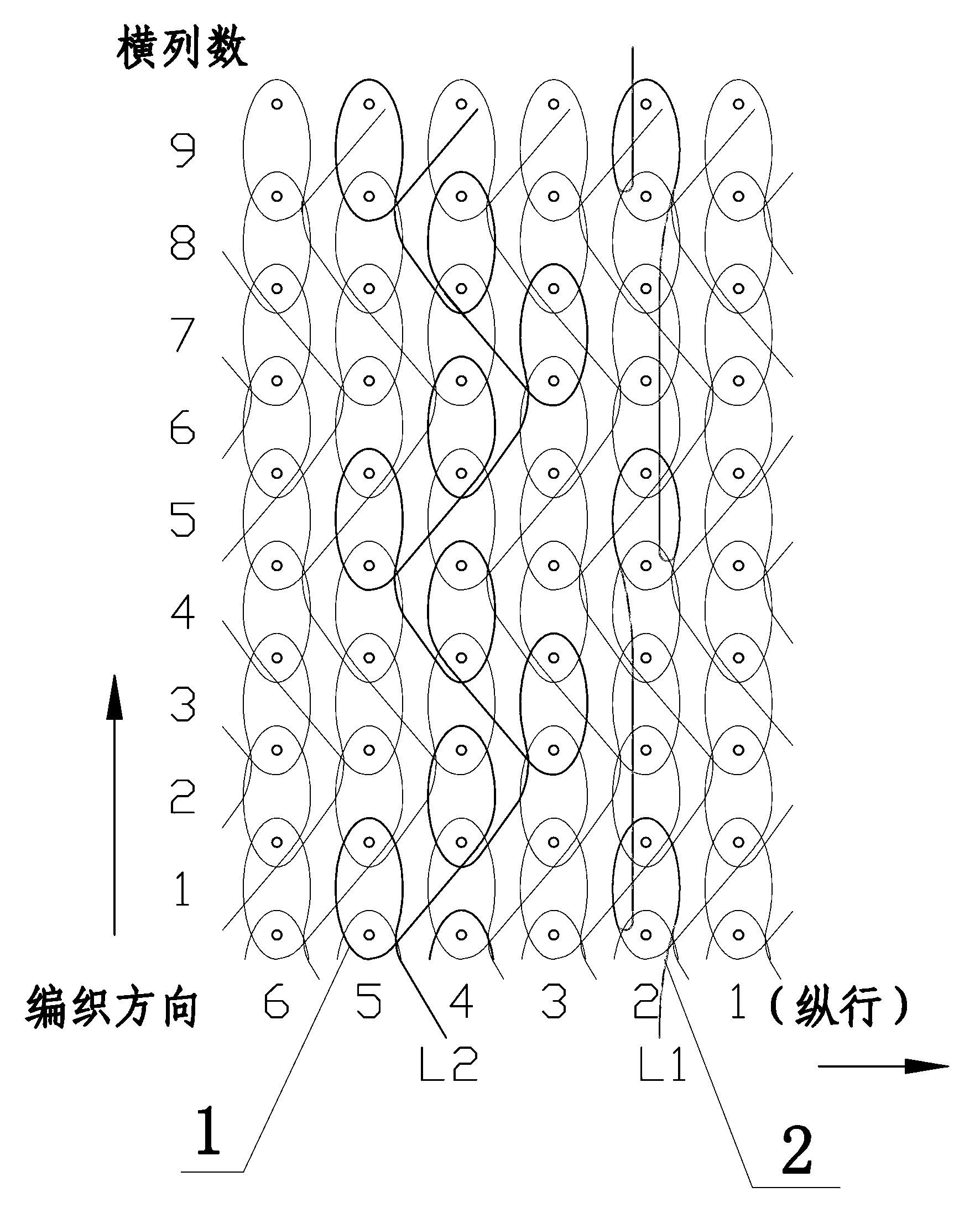 Anti-adhesion hernia repair patch and weaving method thereof