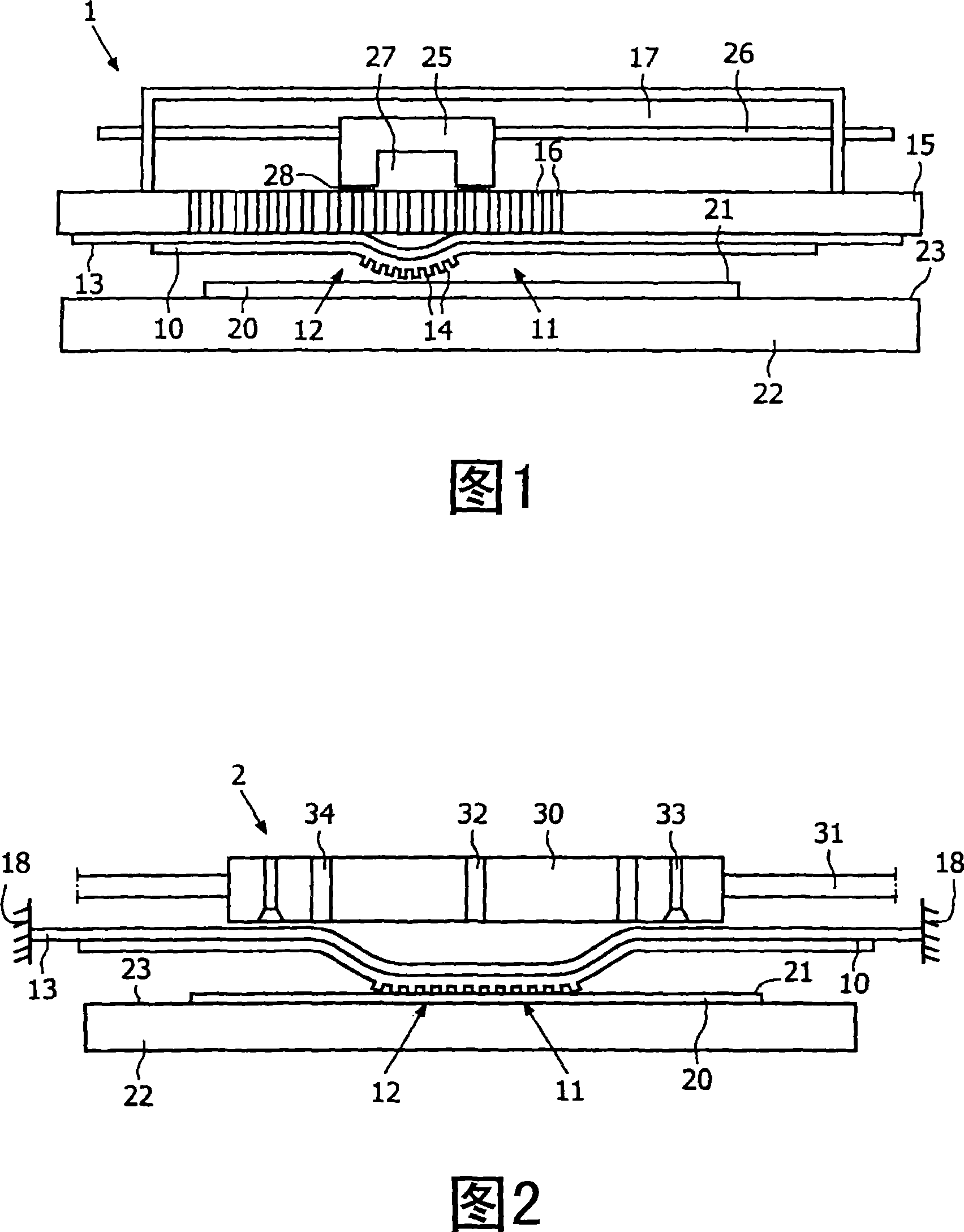 Method and device for transferring a pattern from a stamp to a substrate