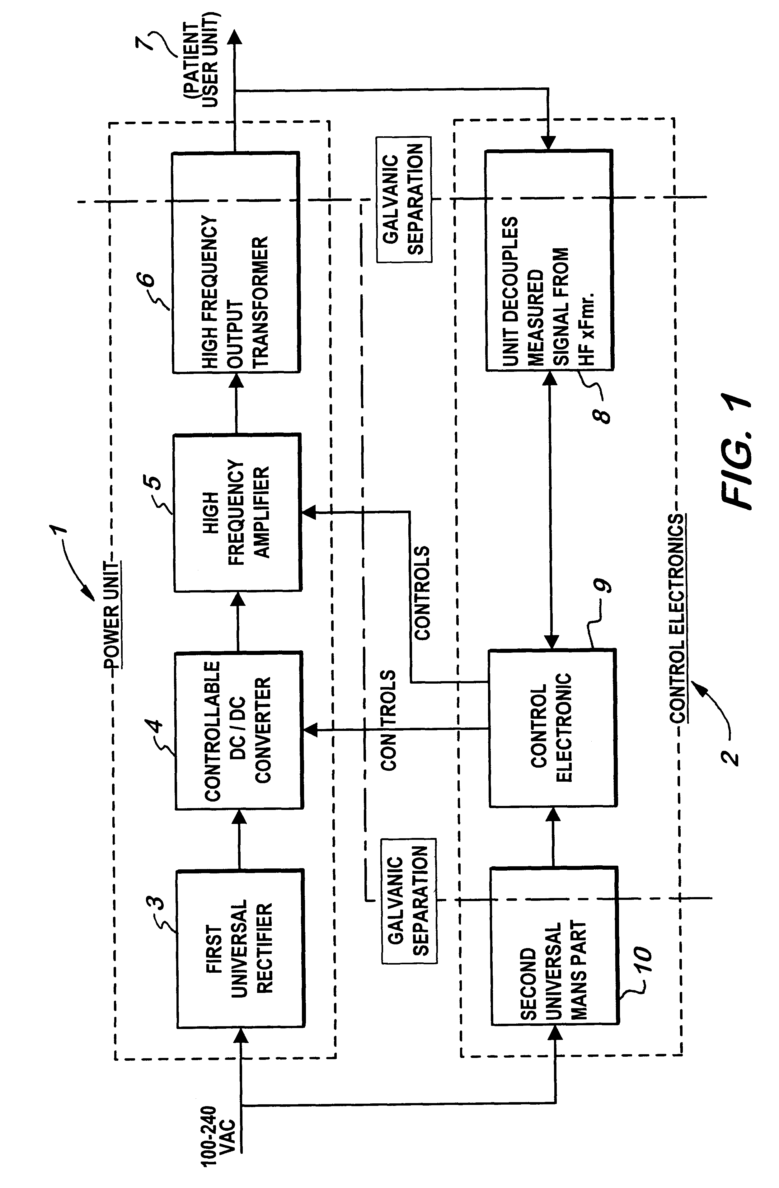 High-frequency surgical device and operation monitoring device for a high-frequency surgical device