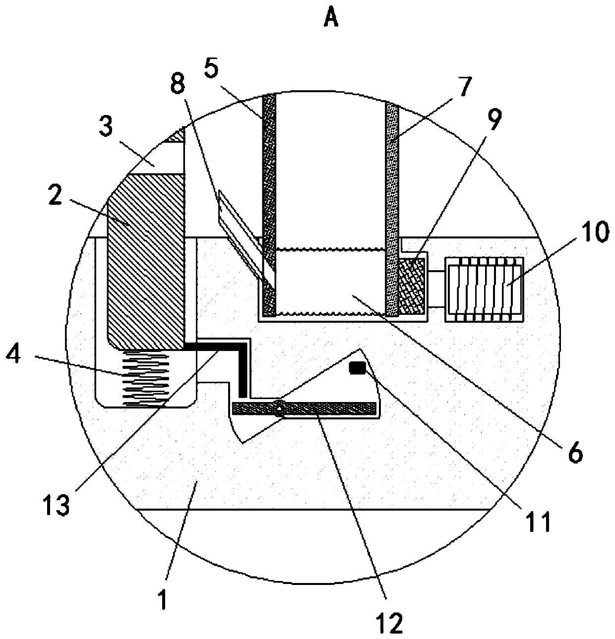 Display robot broadcasting device capable of keeping normal broadcasting