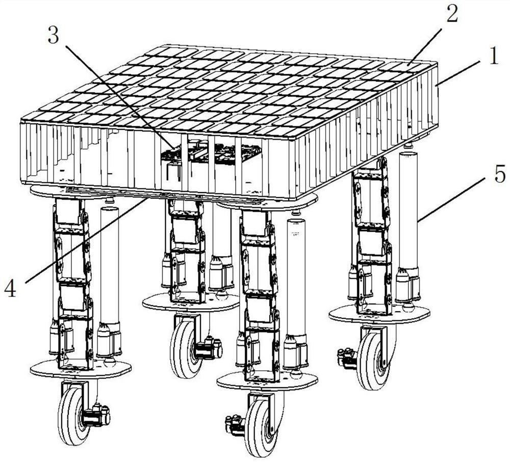 Wheel-leg hybrid quadruped robot