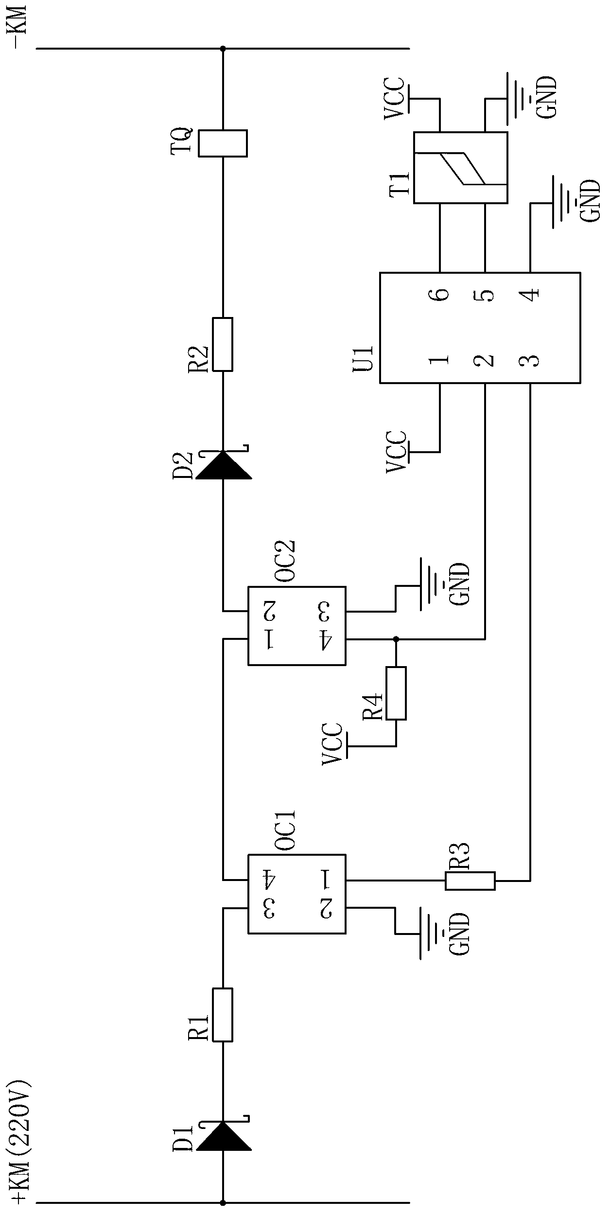 Detection circuit of open circuit of operating mechanism opening coil and detection method thereof