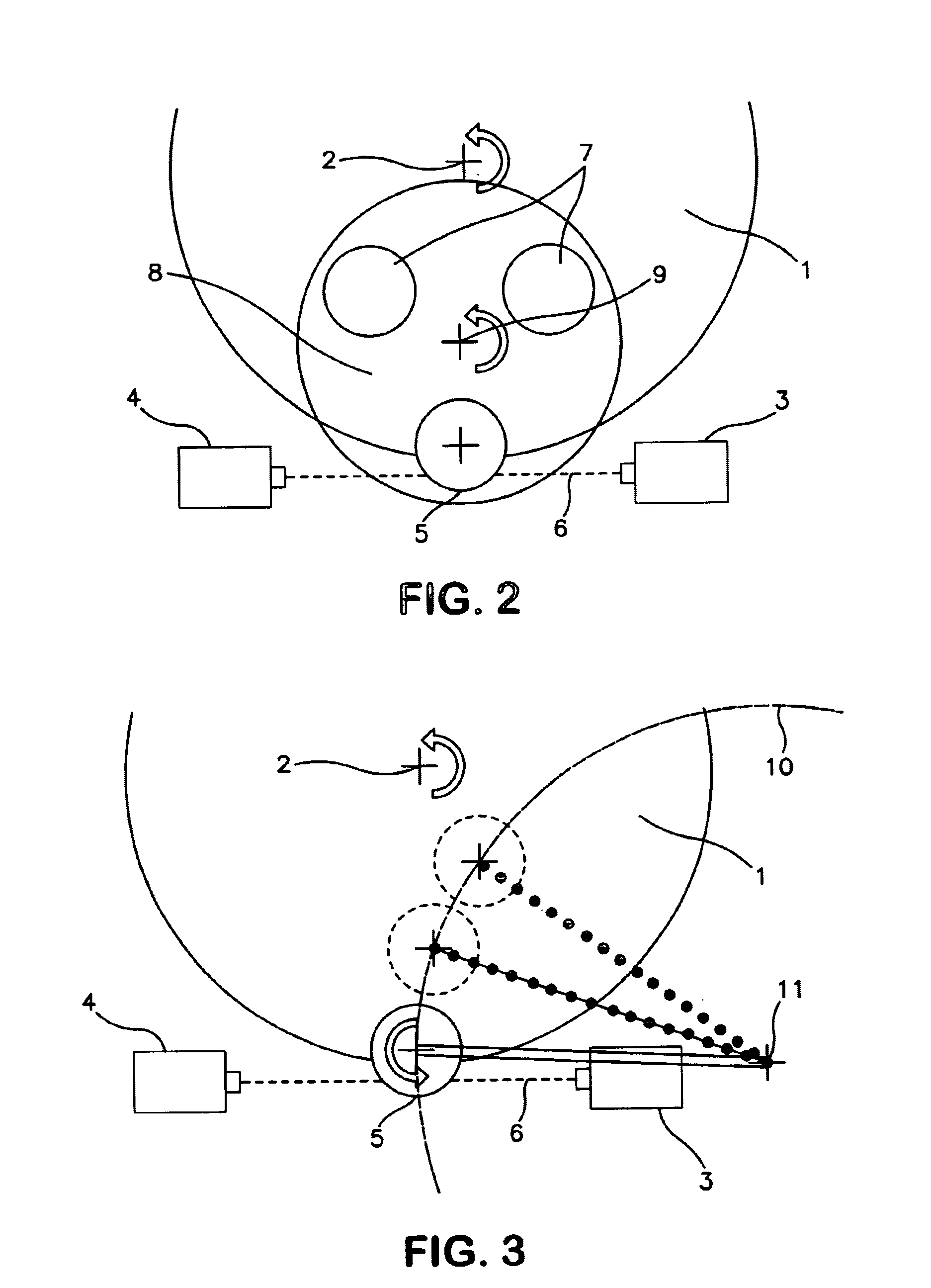 Method and apparatus for inline measurement of material removal during a polishing or grinding process