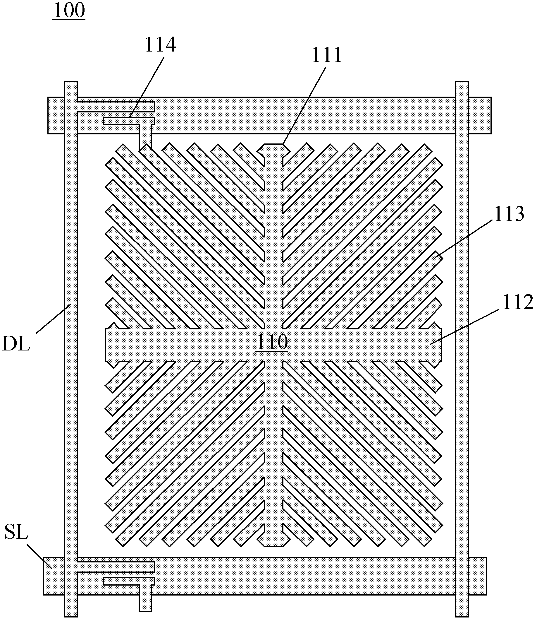 Liquid display panel and pixel electrode thereof