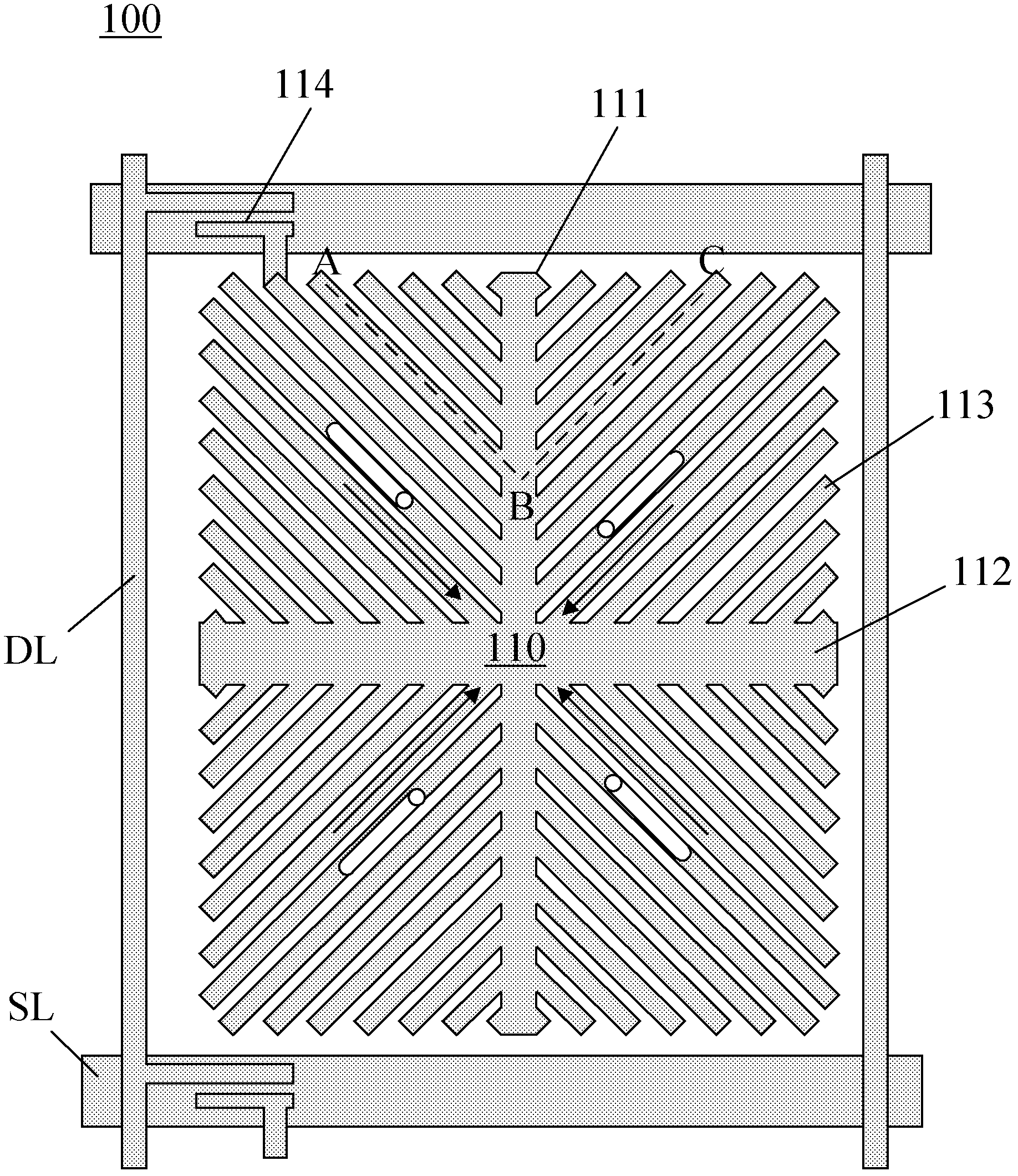 Liquid display panel and pixel electrode thereof