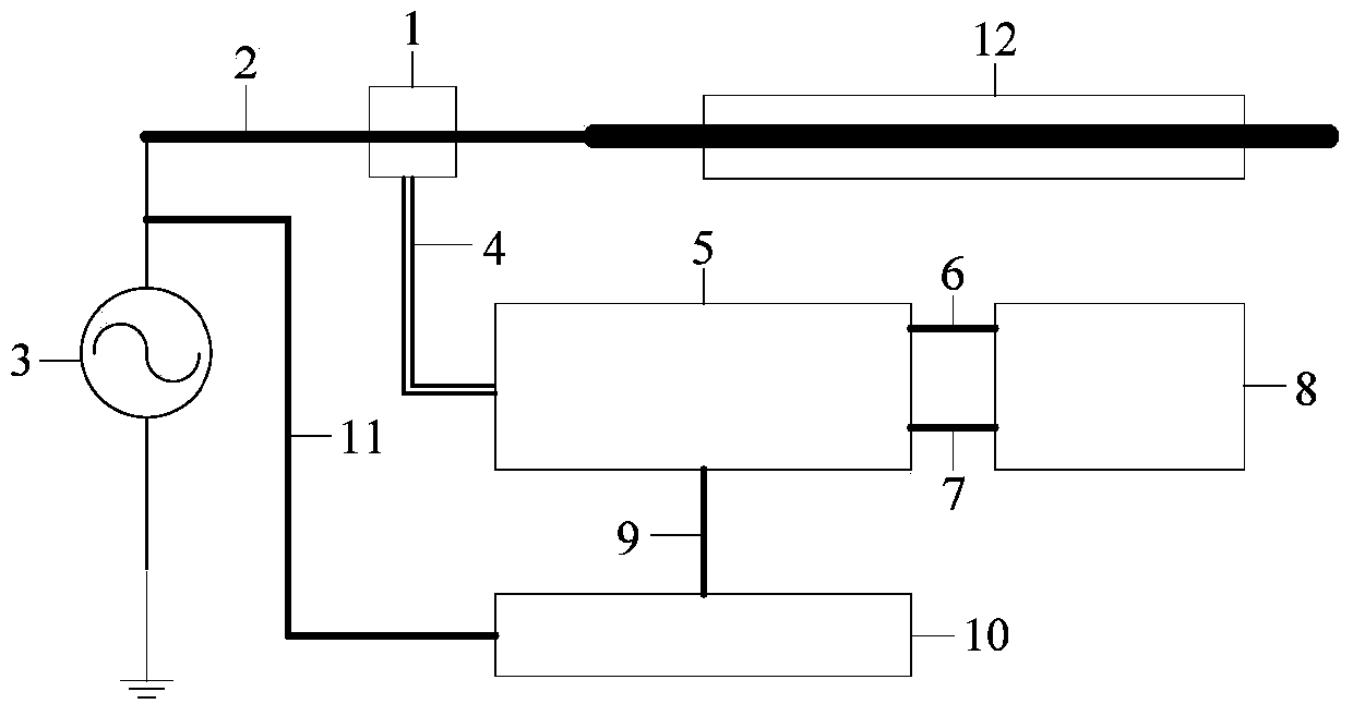 Test equipment for partial discharge of ultra-low frequency cable based on optical electric field transducer