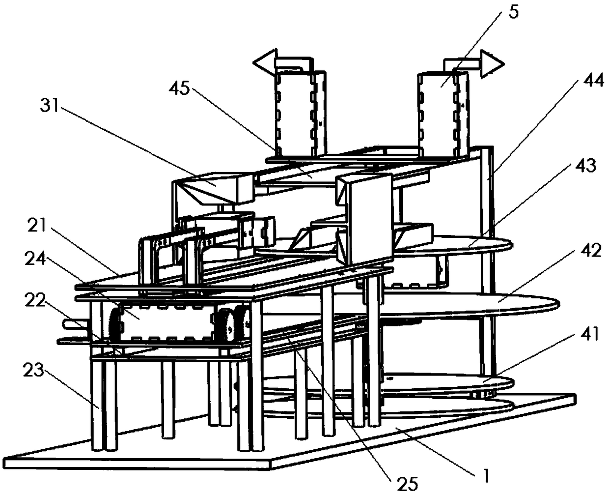 A carton automatic buckle cover, sealing machine