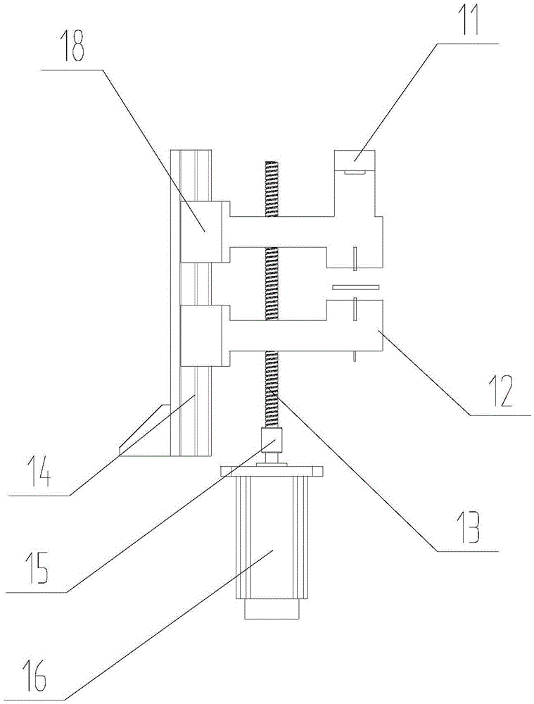 Device for detecting thickness in using process of rolled steel belt