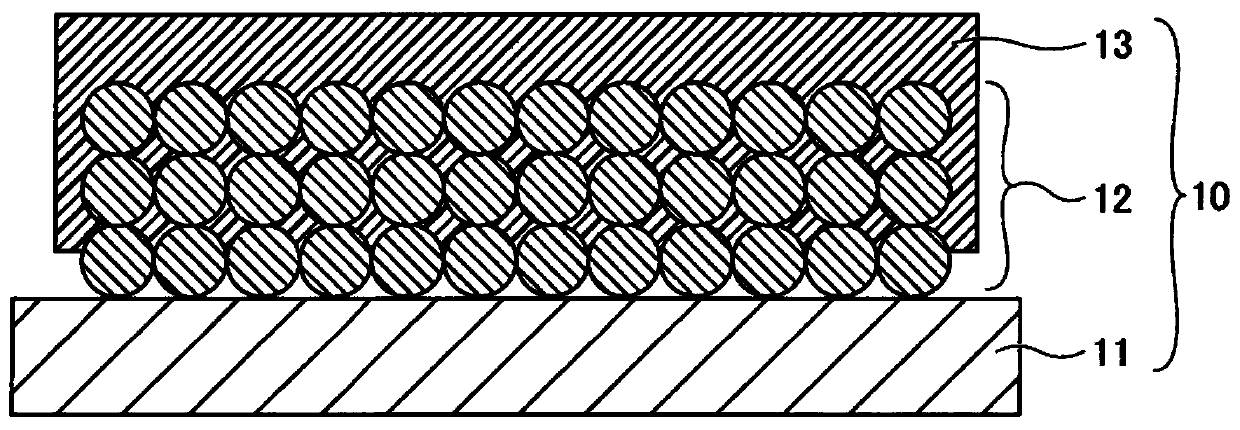 Electrode and fabrication method, electrode element and nonaqueous electrolytic storage element