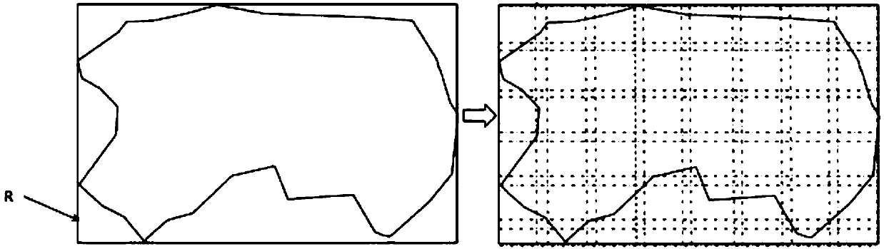 Object area filling and fusion processing method based on satellite remote sensing image