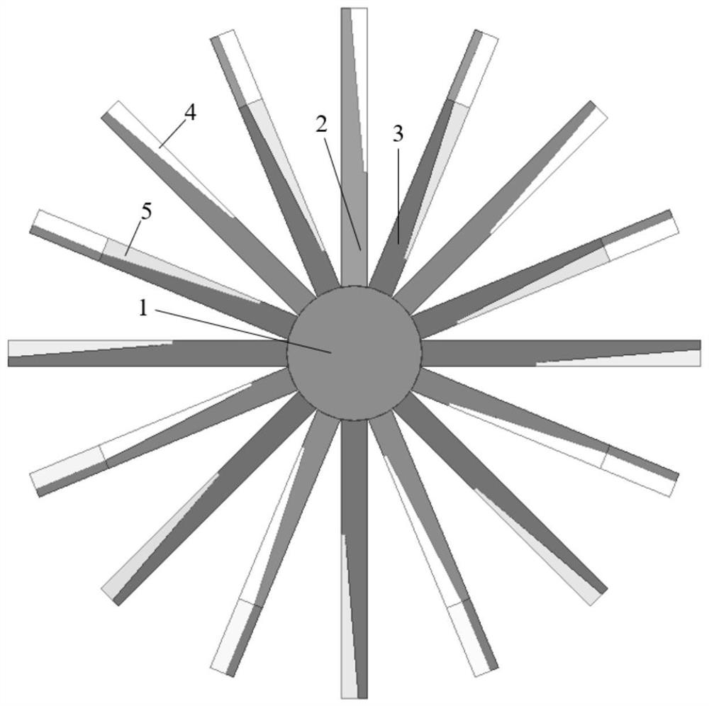 An Angular Work Splitting Waveguide Structure Applied in Dielectric Loaded Convoluted Traveling Wave Tubes