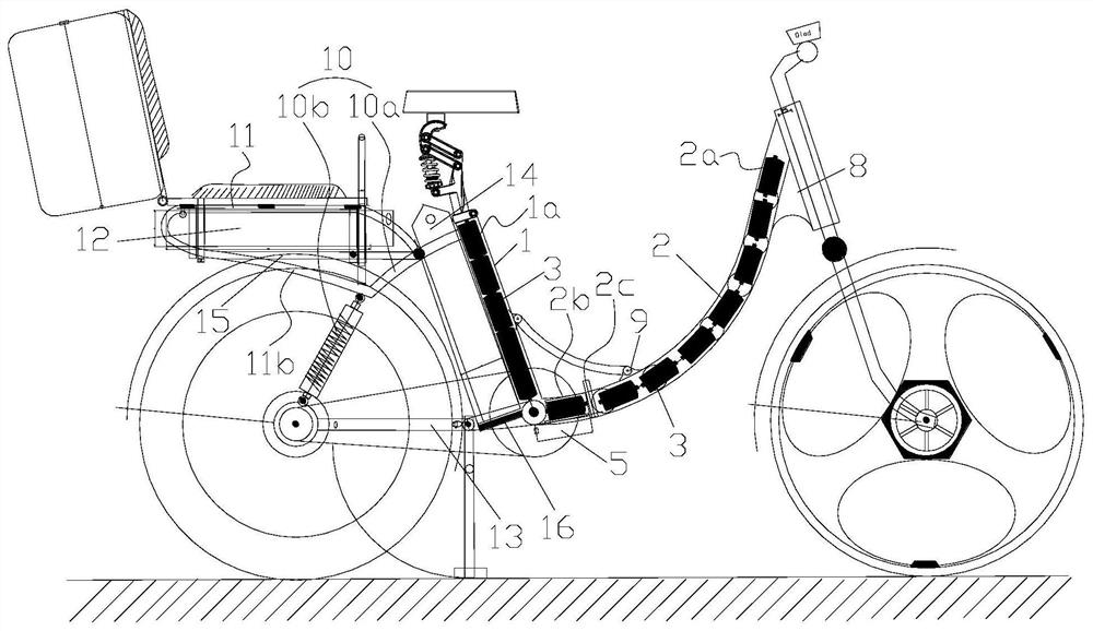 Multifunctional long-endurance comfortable electric bicycle