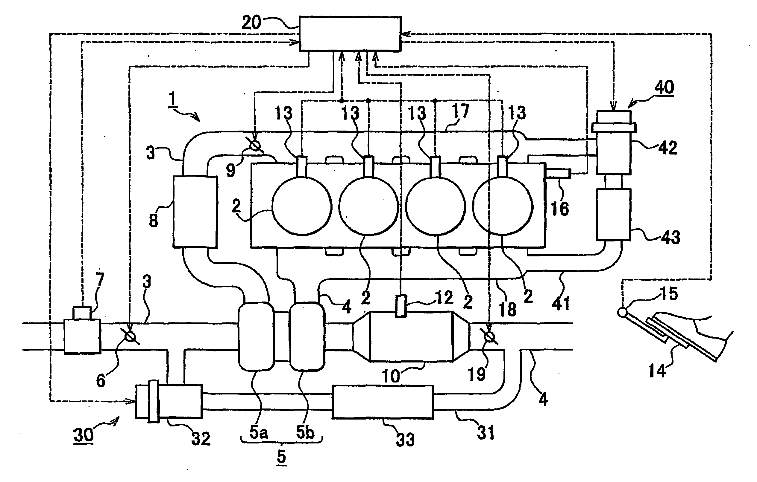 Egr system for internal combustion engine and method for controlling the same