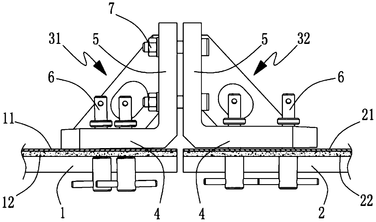 Aircraft panel butt joint structure