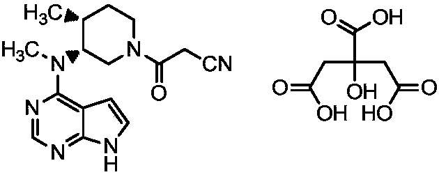 A kind of preparation method of tofacitinib citrate