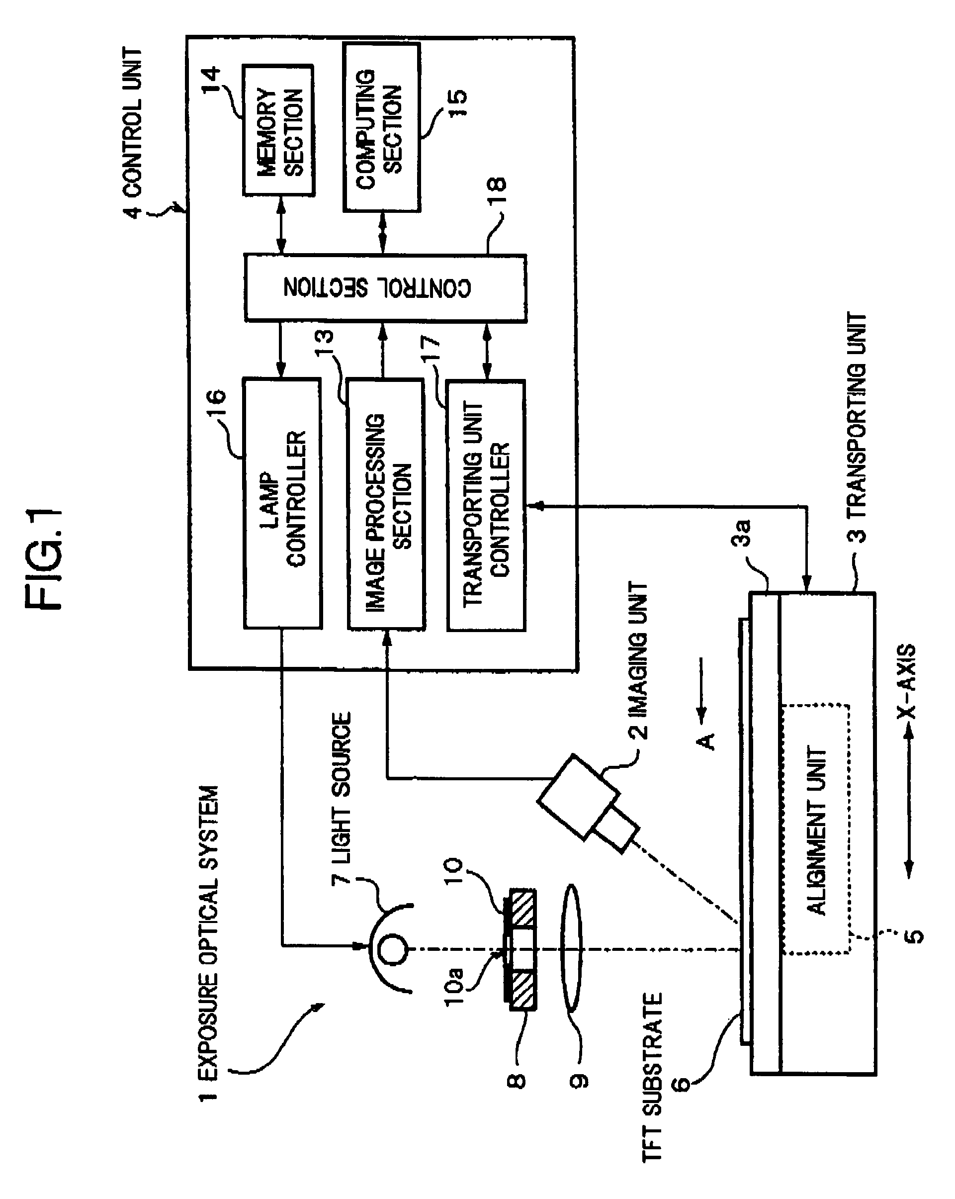 Production method of substrate for liquid crystal display using image-capturing and reference position detection at corner of pixel preset in TFT substrate