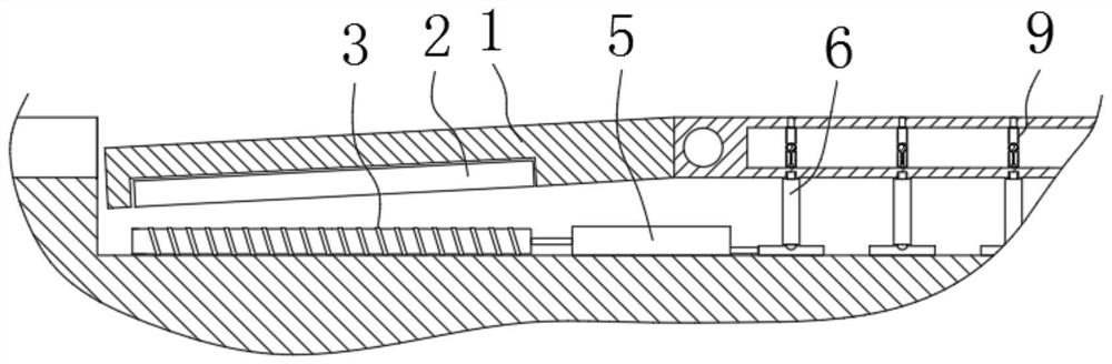 A deceleration system for traffic road construction