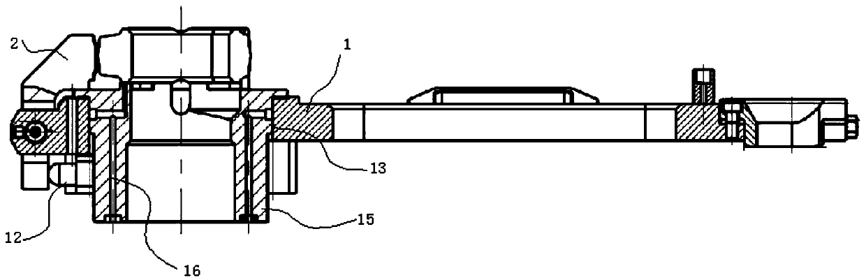 Large end positioning and clamping device for connecting rod expansion breakage