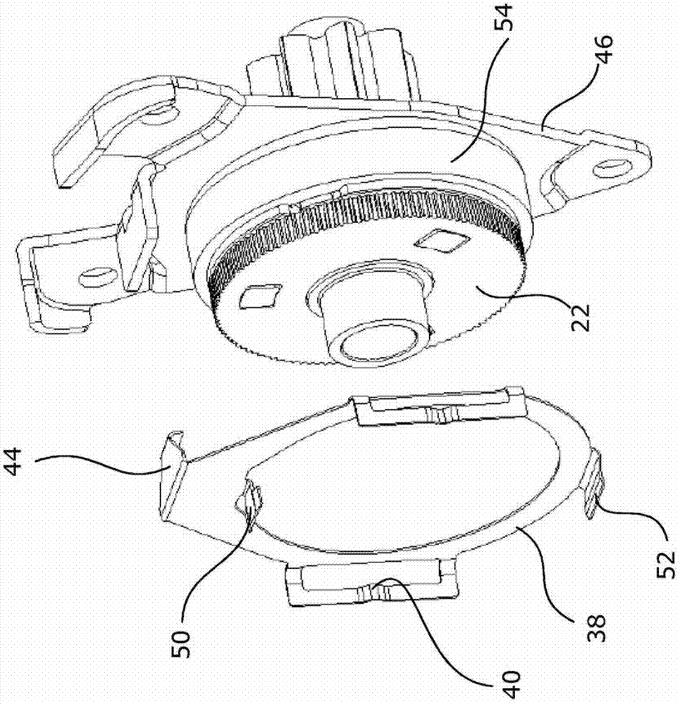 Self-locking step-by-step mechanism for an adjustment device of a vehicle seat