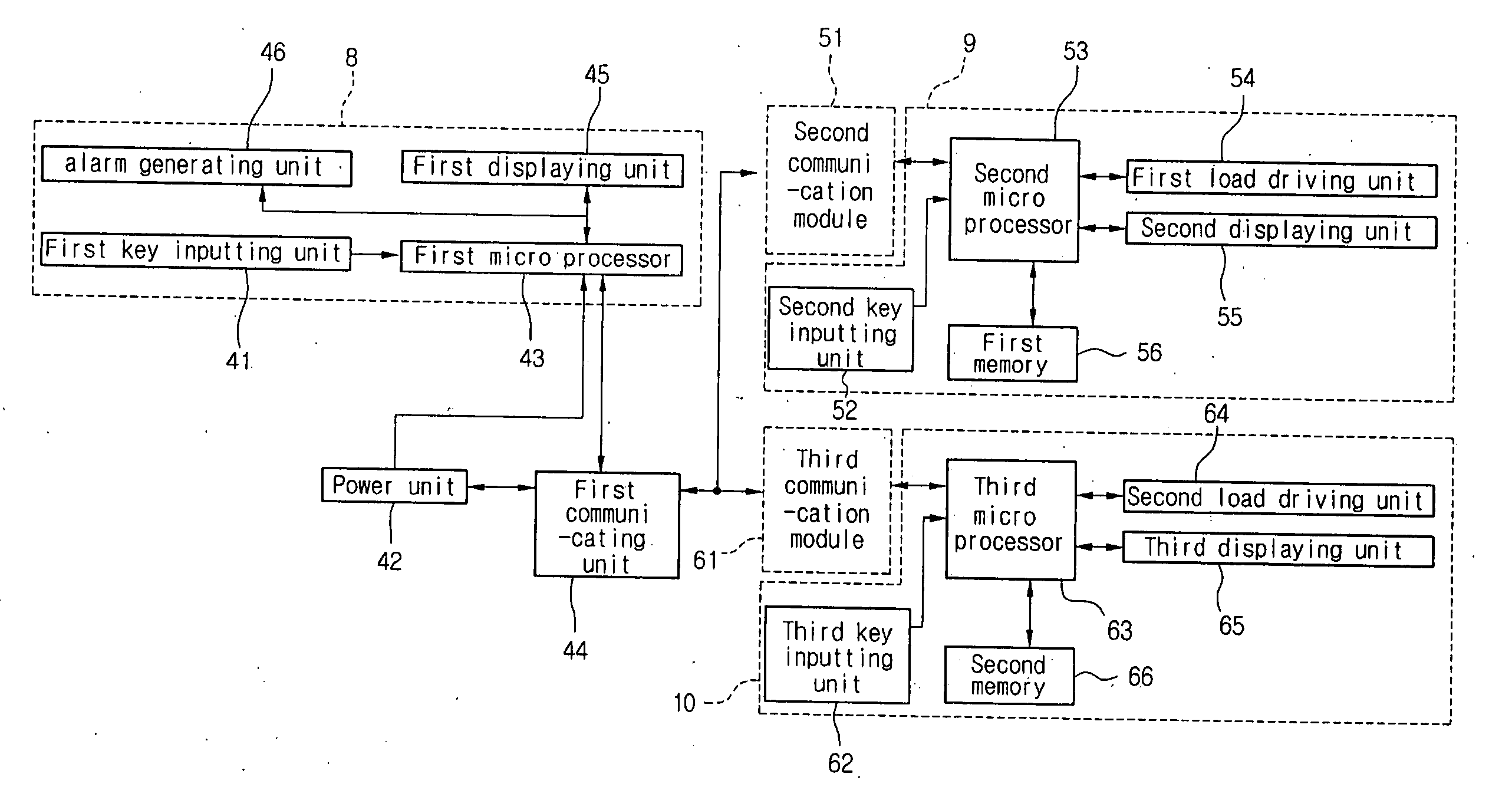 Monitoring system and method for home appliance placed within certain distance