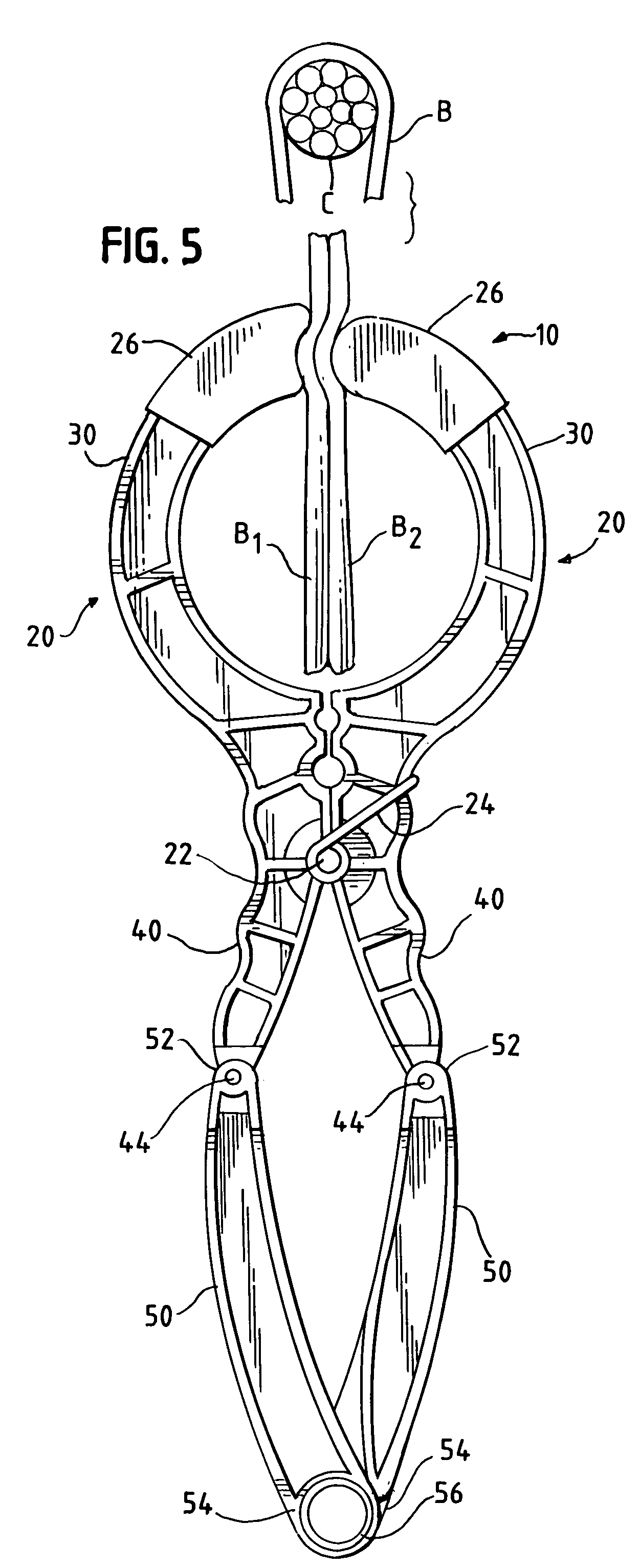 Clamp pin for use by electrician or electrical lineworker