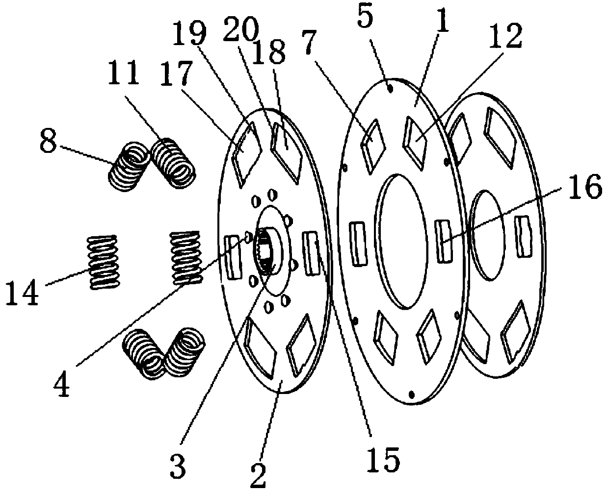 Torsion damper and vehicle using torsion damper