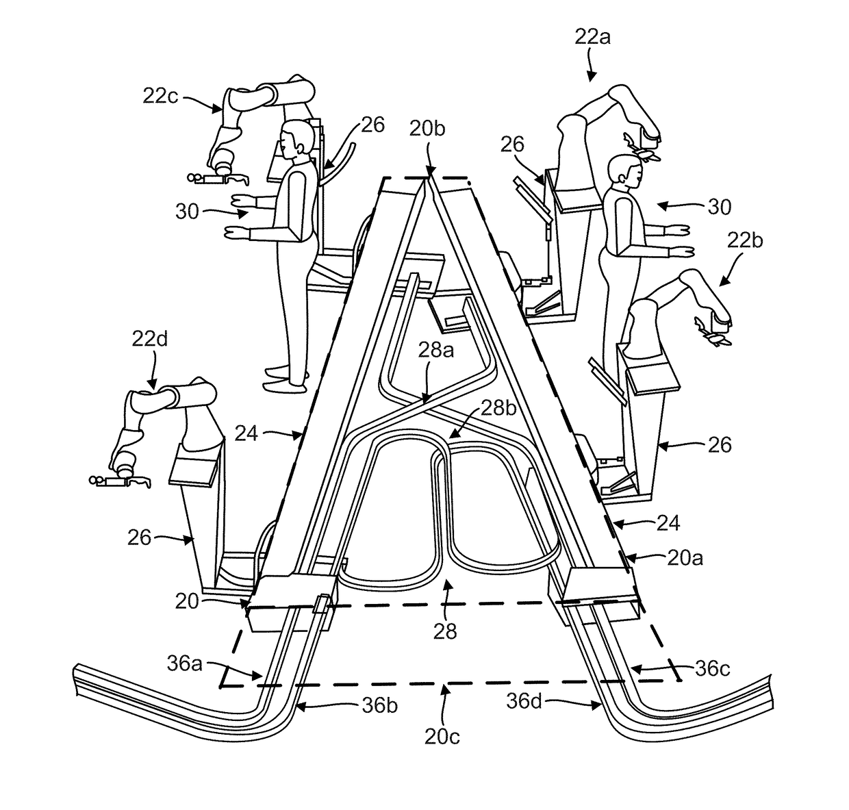 Belt drive dual robot gantry