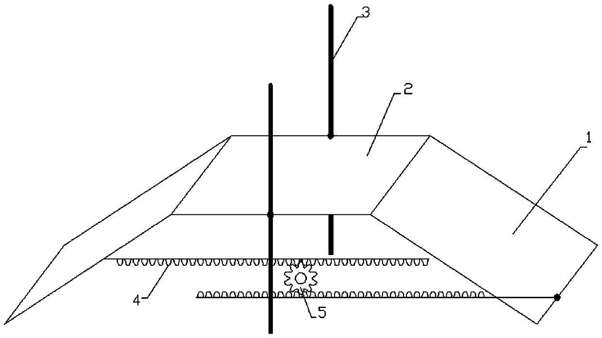 An experimental device with adjustable slope