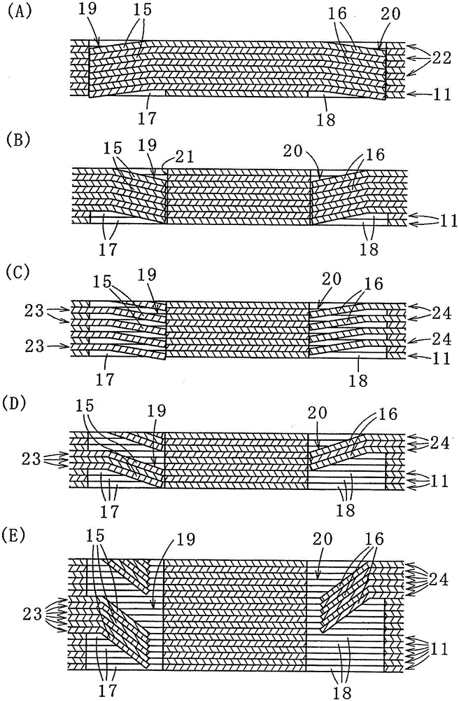 Laminated iron core, method for manufacturing laminated iron core, and punch for caulking formation used in the method