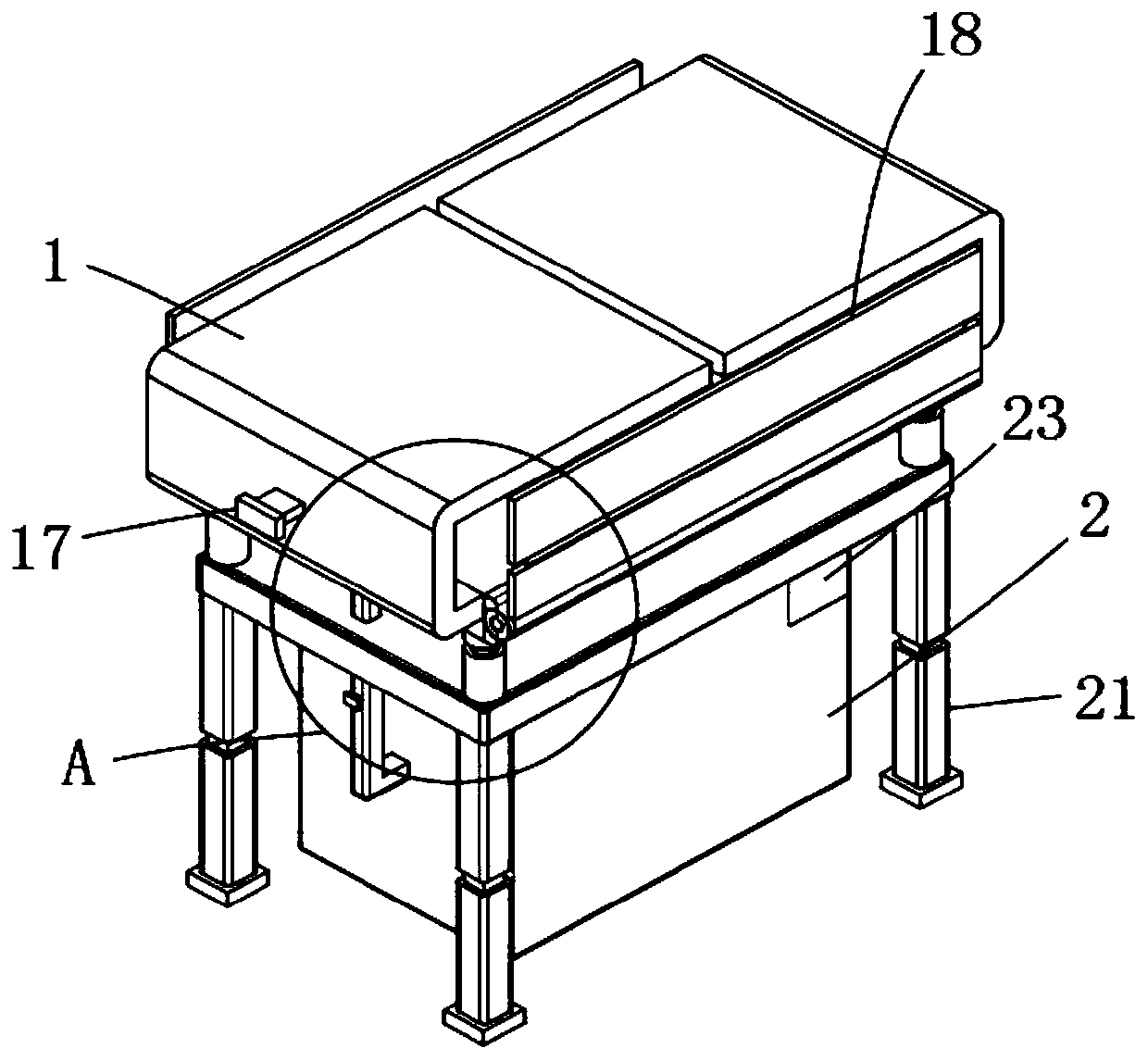 Circulating type cold compress device for orthopedic nursing