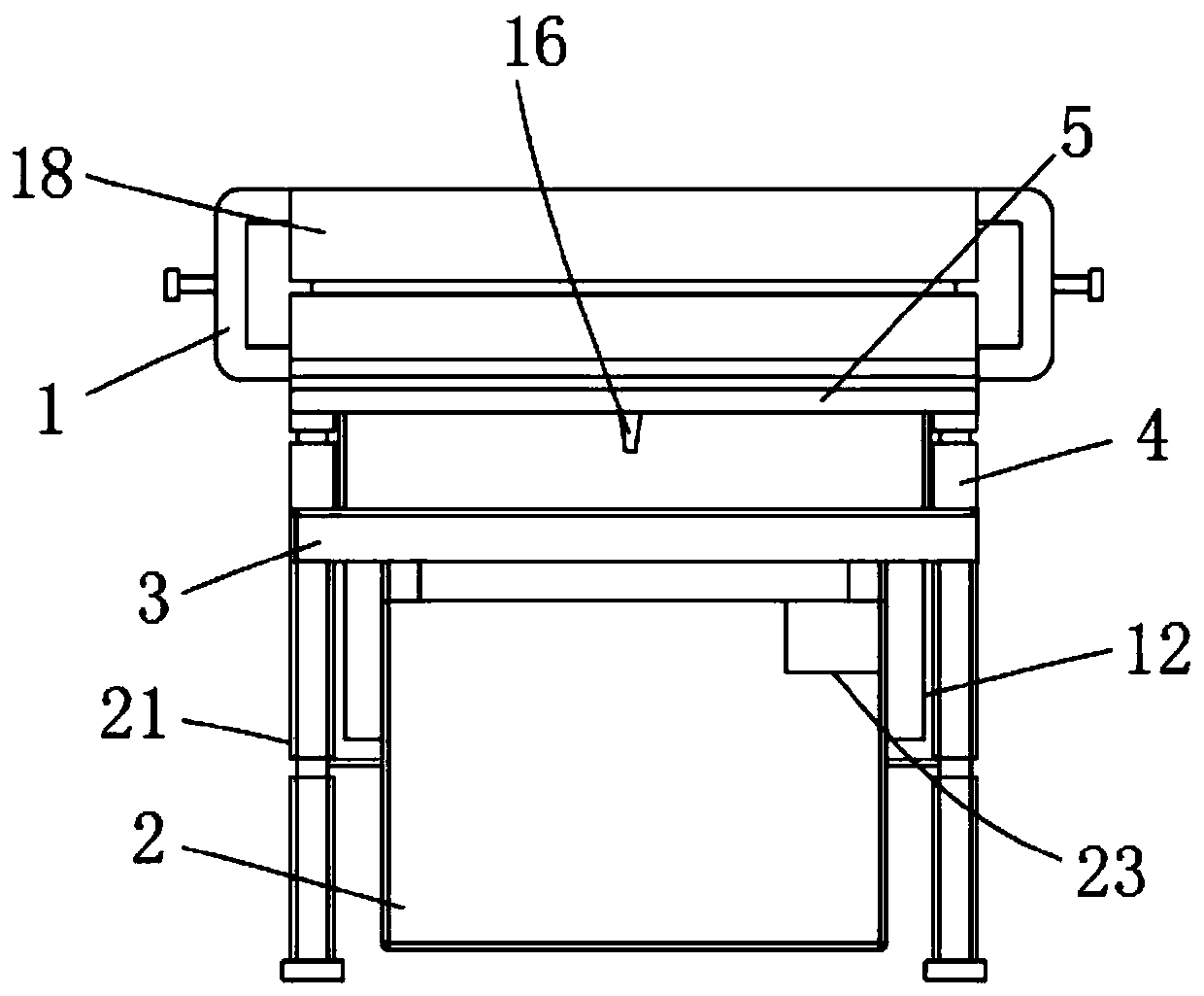 Circulating type cold compress device for orthopedic nursing